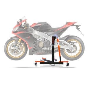 Lève moto centrale compatible avec Aprilia RSV4 Factory 09-14 orange ConStands Power-Evo