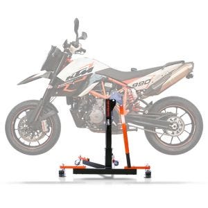 Zentralständer passend für KTM 990 Supermoto SM / R 08-13 orange Motorradheber ConStands Power-Evo