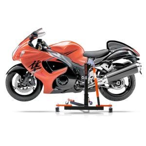 Chariot de Déplacement compatible avec Suzuki Hayabusa 99-07 orange - Idéal pour Garage, 300 kg