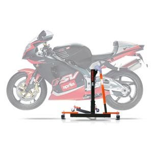 Lève moto centrale compatible avec Aprilia RSV Mille 98-03 orange ConStands Power-Evo