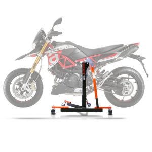 Lève moto centrale compatible avec Aprilia Dorsoduro 900 17-20 orange ConStands Power-Evo