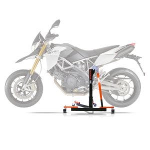 Lève moto centrale compatible avec Aprilia Dorsoduro 1200 11-16 orange ConStands Power-Evo