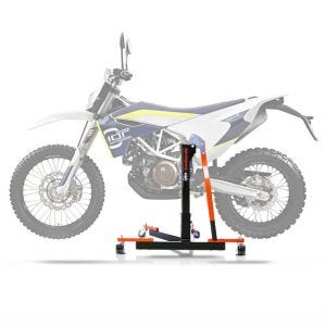 Lève moto centrale compatible avec Husqvarna 701 Enduro 16-24 orange ConStands Power-Evo