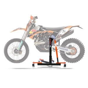 Lève moto centrale compatible avec KTM 690 Enduro / R 08-16 orange ConStands Power-Evo