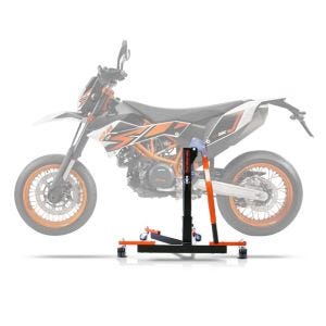 Lève moto centrale compatible avec KTM 690 SMC / R 08-16 orange ConStands Power-Evo