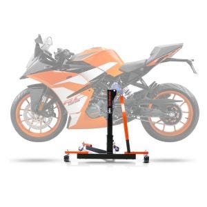 Lève moto centrale compatible avec KTM RC 390 14-20 orange ConStands Power-Evo