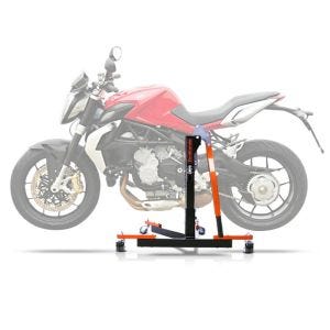 Lève moto centrale compatible avec MV Agusta Brutale 800/ RR / SCS / Rosso 13-25 orange ConStands Power-Evo