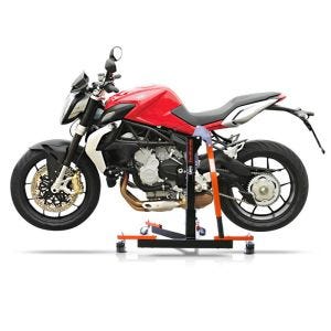 Chariot de Déplacement compatible avec MV Agusta Brutale 800 RR 15-25 orange - Idéal pour Garage, 300 kg