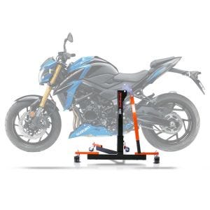 Lève moto centrale compatible avec Suzuki GSX-S 750 17-21 orange ConStands Power-Evo