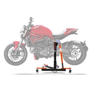 Lève moto centrale compatible avec Ducati Monster 1200 R 16-19 orange ConStands Power-Evo