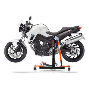 Chariot de Déplacement compatible avec BMW F 800 R 09-19 orange - Idéal pour Garage, 300 kg