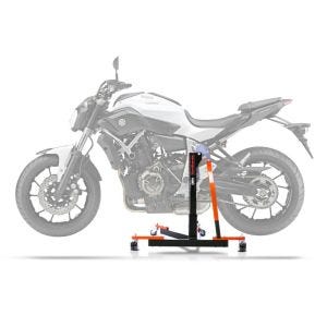 Lève moto centrale compatible avec Yamaha MT-07 13-25 orange ConStands Power-Evo