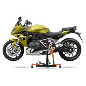 Chariot de Déplacement compatible avec BMW R 1250 RS 19-24 orange - Idéal pour Garage, 300 kg