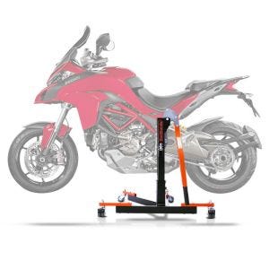 Lève moto centrale compatible avec Ducati Multistrada 1200 15-17 orange ConStands Power-Evo