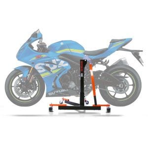 Lève moto centrale compatible avec Suzuki GSX-R 1000 17-21 orange ConStands Power-Evo