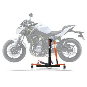 Lève moto centrale compatible avec Kawasaki Z 650 17-25 orange ConStands Power-Evo