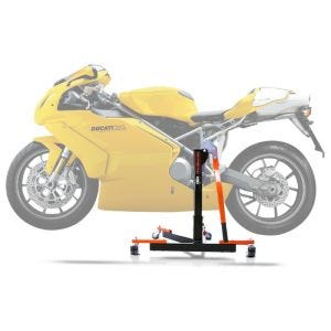 Lève moto centrale compatible avec Ducati 749 / 999 03-07 orange ConStands Power-Evo