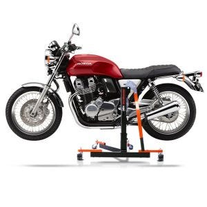 Chariot de Déplacement compatible avec Honda CB 1100 / EX 13-20 orange - Idéal pour Garage, 300 kg
