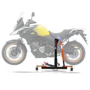 Lève moto centrale compatible avec Suzuki V-Strom 650 / XT 04-25 orange ConStands Power-Evo