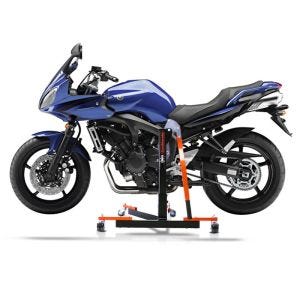 Chariot de Déplacement compatible avec Yamaha FZ6 / Fazer / S2 04-10 orange - Idéal pour Garage, 300 kg