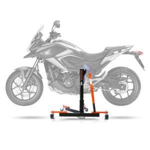 Lève moto centrale compatible avec Honda NC 750 S / X 14-25 DCT orange ConStands Power-Evo