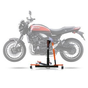 Lève moto centrale compatible avec Kawasaki Z 900 RS / Cafe 18-25 orange ConStands Power-Evo
