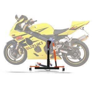 Lève moto centrale compatible avec Suzuki GSX-R 600 / 750 04-05 orange ConStands Power-Evo