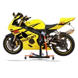 Chariot de Déplacement compatible avec Suzuki GSX-R 600 / 750 04-05 orange - Idéal pour Garage, 300 kg