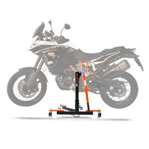 Lève moto centrale compatible avec KTM 1090 / 1190 Adventure / R 13-18 orange ConStands Power-Evo
