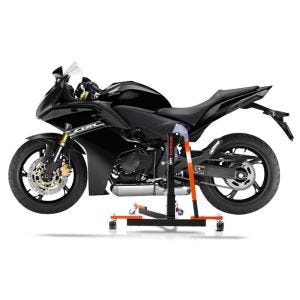 Chariot de Déplacement compatible avec Honda CBR 600 F 99-07 orange - Idéal pour Garage, 300 kg