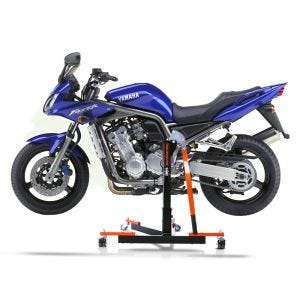 Chariot de Déplacement compatible avec Yamaha FZS 1000 Fazer 01-05 orange - Idéal pour Garage, 300 kg