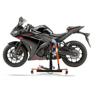 Chariot de Déplacement compatible avec Yamaha YZF-R3 15-18 orange - Idéal pour Garage, 300 kg