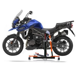 Chariot de Déplacement compatible avec Triumph Tiger Explorer / XC / XR 12-20 orange - Idéal pour Garage, 300 kg