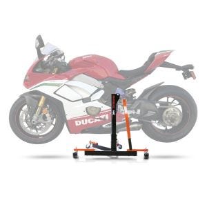 Lève moto centrale compatible avec Ducati Panigale V4 Speciale 19-21 orange ConStands Power-Evo