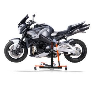 Chariot de Déplacement compatible avec Suzuki B-King 07-12 orange - Idéal pour Garage, 300 kg