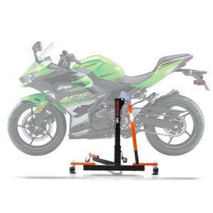 Lève moto centrale compatible avec Kawasaki Ninja 400 18-20 orange ConStands Power-Evo