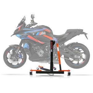 Lève moto centrale compatible avec BMW M 1000 XR 24-25 orange Power-Evo ConStands2
