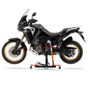 Chariot de Déplacement compatible avec Honda Africa Twin Adventure Sports 1100 20-25 orange - Idéal pour Garage, 300 kg