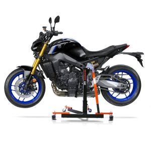 Chariot de Déplacement compatible avec Yamaha MT-09 / SP 21-25 orange - Idéal pour Garage, 300 kg