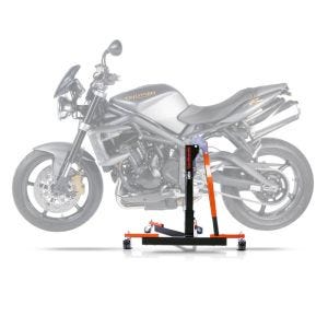 Lève moto centrale compatible avec Triumph Street Triple / R 07-22 orange ConStands Power-Evo