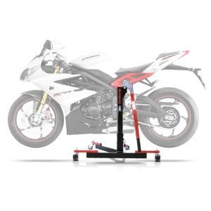 Lève moto centrale compatible avec Triumph Daytona 675 / R 06-17 rouge ConStands Power-Evo