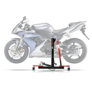 Lève moto centrale compatible avec Yamaha YZF-R1 04-06 rouge ConStands Power-Evo