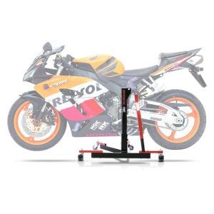 Lève moto centrale compatible avec Honda CBR 1000 RR Fireblade 04-07 rouge ConStands Power-Evo