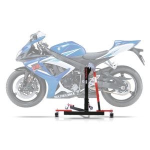 Lève moto centrale compatible avec Suzuki GSX-R 600 06-10 rouge ConStands Power-Evo