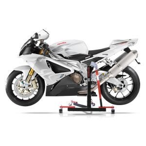 Chariot de Déplacement compatible avec Aprilia RSV 1000 R (Mille) 04-10 rouge - Idéal pour Garage, 300 kg