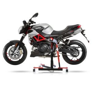 Chariot de Déplacement compatible avec Aprilia Shiver 750 07-16 rouge - Idéal pour Garage, 300 kg
