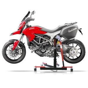 Chariot de Déplacement compatible avec Ducati Hyperstrada 939 2016 rouge - Idéal pour Garage, 300 kg