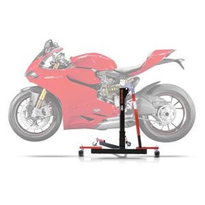 Lève moto centrale compatible avec Ducati Panigale R 15-17 rouge ConStands Power-Evo