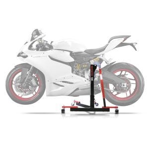 Lève moto centrale compatible avec Ducati 959 Panigale 16-19 rouge ConStands Power-Evo