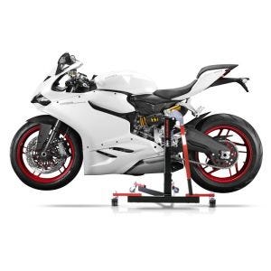 Chariot de Déplacement compatible avec Ducati 959 Panigale 16-19 rouge - Idéal pour Garage, 300 kg